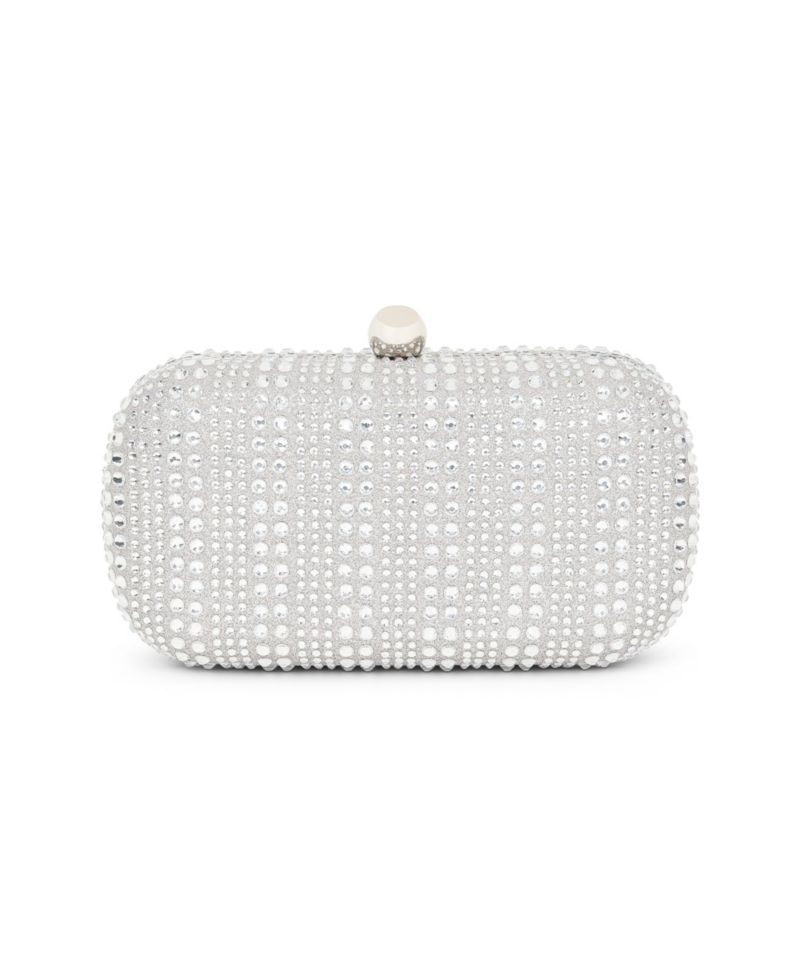 Woman's Arya Crystal Micro Glitter Minaudiere