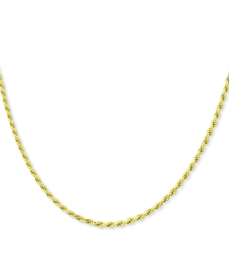 Necklace Diamond Cut Rope Chain Necklace and Bracelet