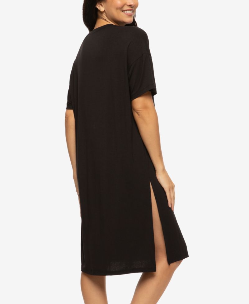 Women's Lena Modal Linen Oversized Sleepshirt Style