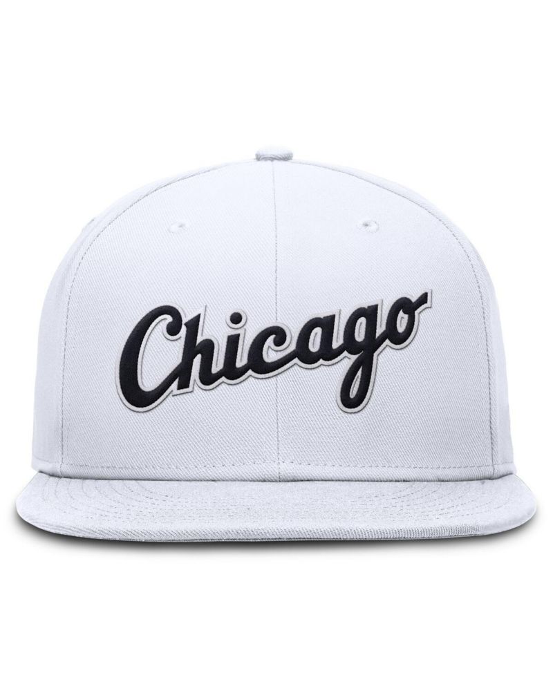 Men's White Chicago White Sox True Performance Fitted Hat