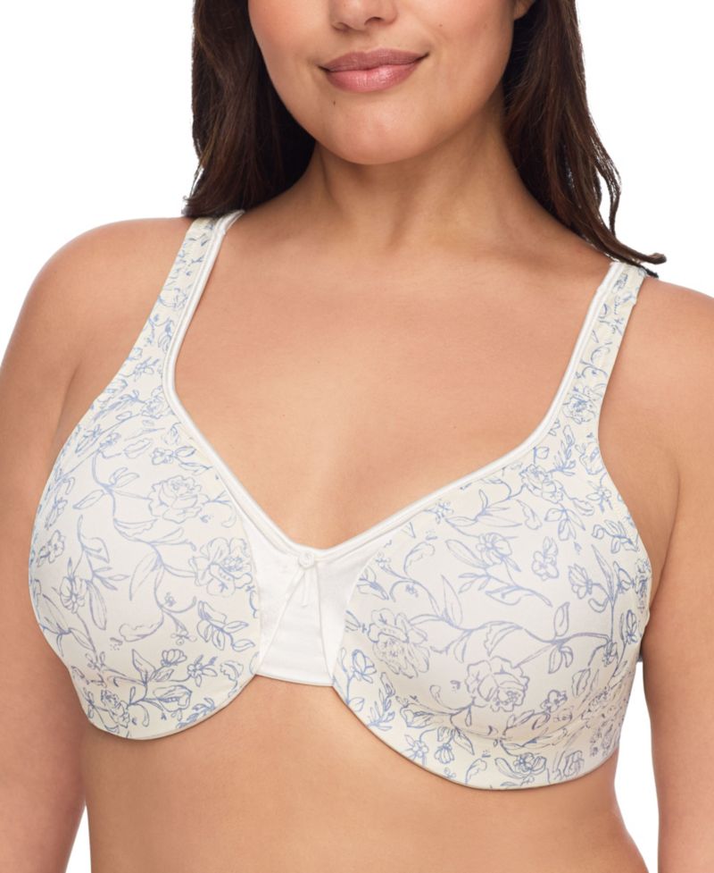 Women's Signature Support Cushioned Underwire for Support and Comfort Underwire Unlined Full-Coverage Bra 35002A