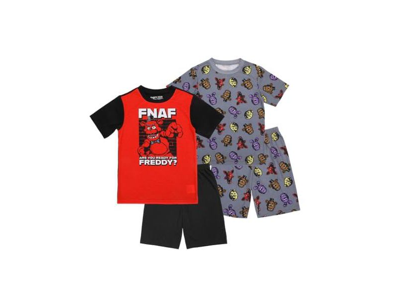 Big Boys Are You Ready For Freddy 4-Pack Pajama Set-14