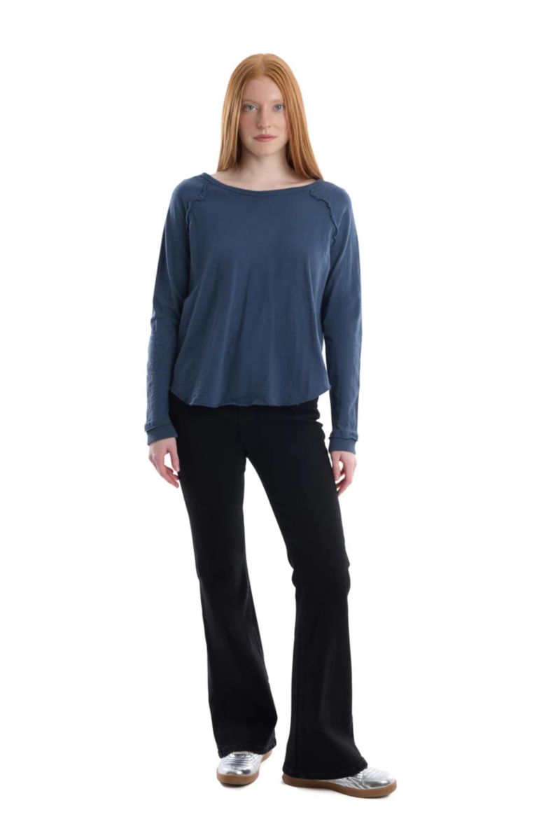 Women's Clothing Raglan Long Sleeve Tee