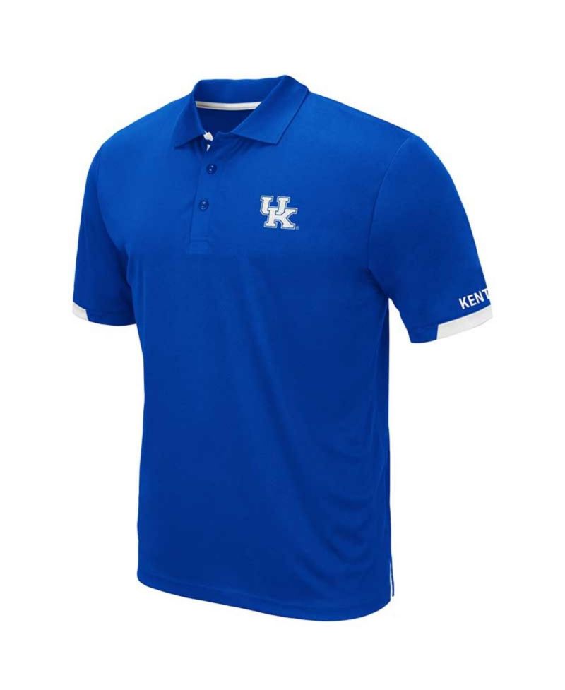 Men's Royal Kentucky Wildcats Big and Tall Santry Polo Shirt
