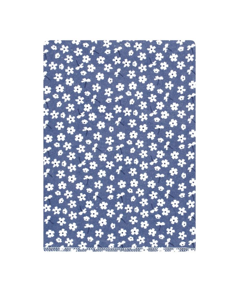 Girls Absorbent Cotton-Poly Flannel Burp Cloths 12-Count