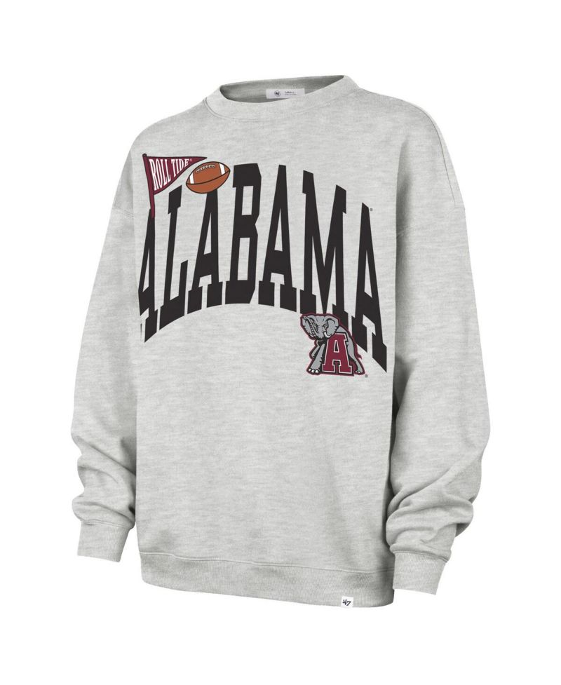 Women's Gray Alabama Crimson Tide Icon Fleece Sweatshirt