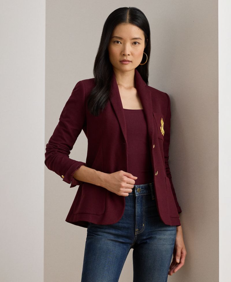 Petite Bullion Jacquard Blazer