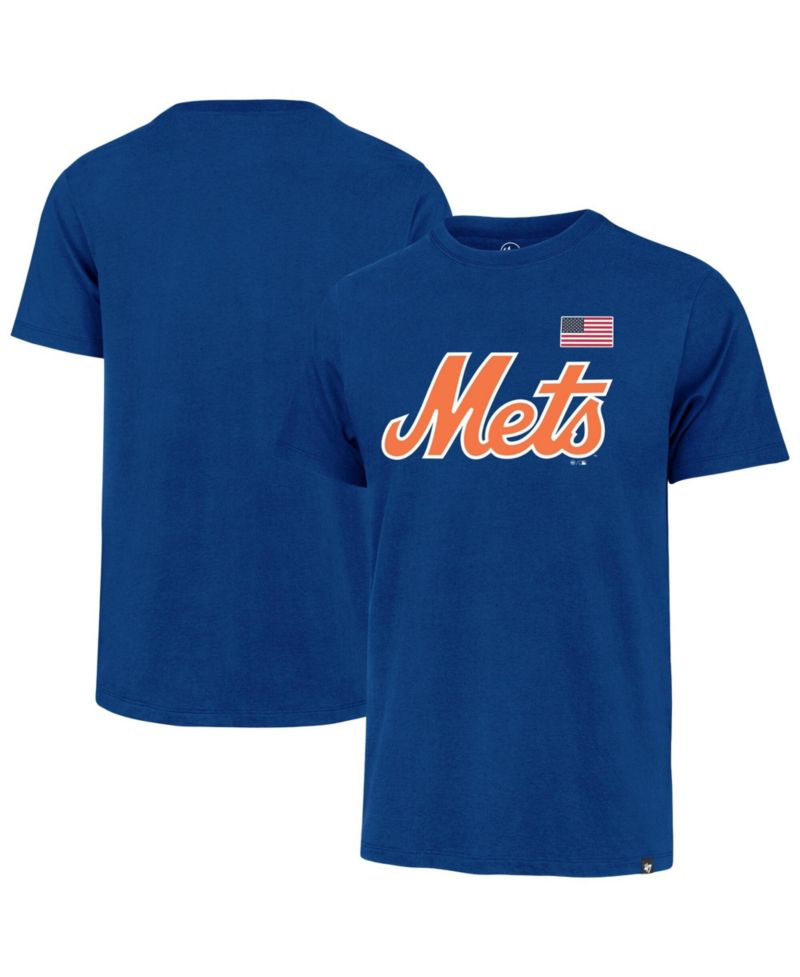 Men's Royal New York Mets Heritage U.S. Flag T-Shirt