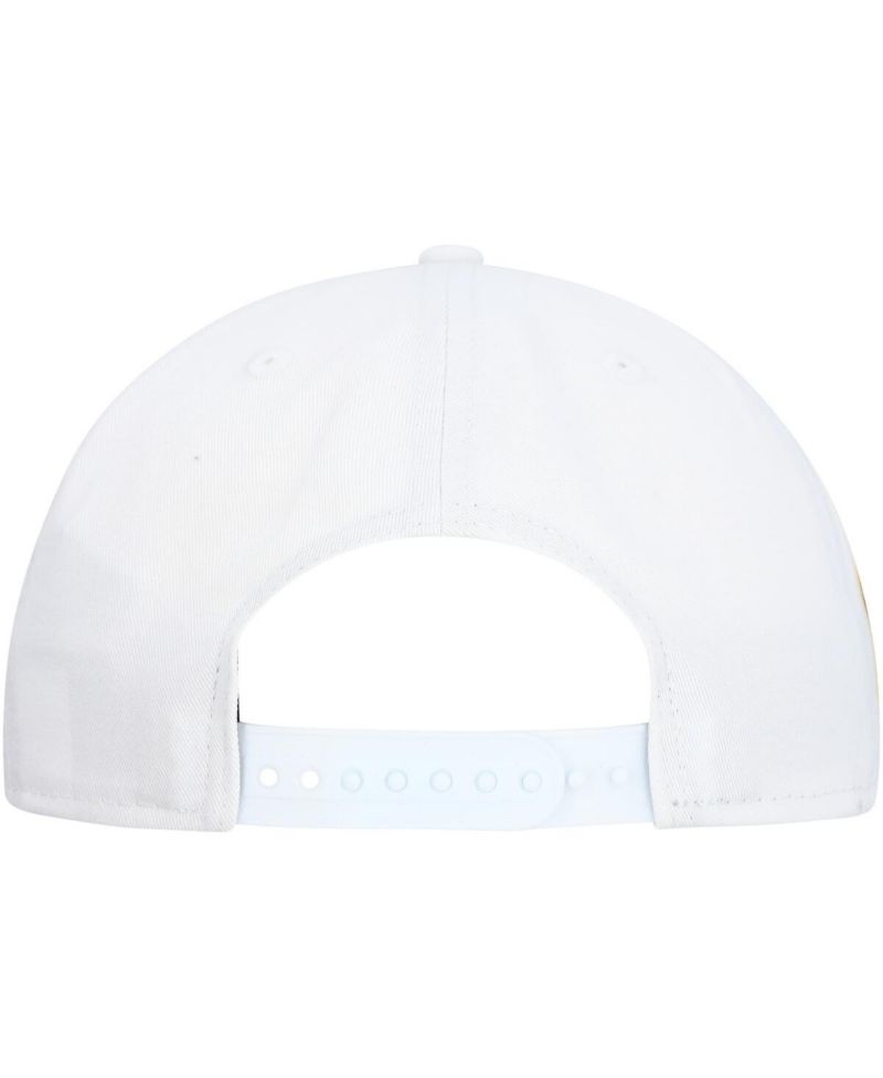 Men's White Pittsburgh Pirates Paradise Golfer Adjustable Hat