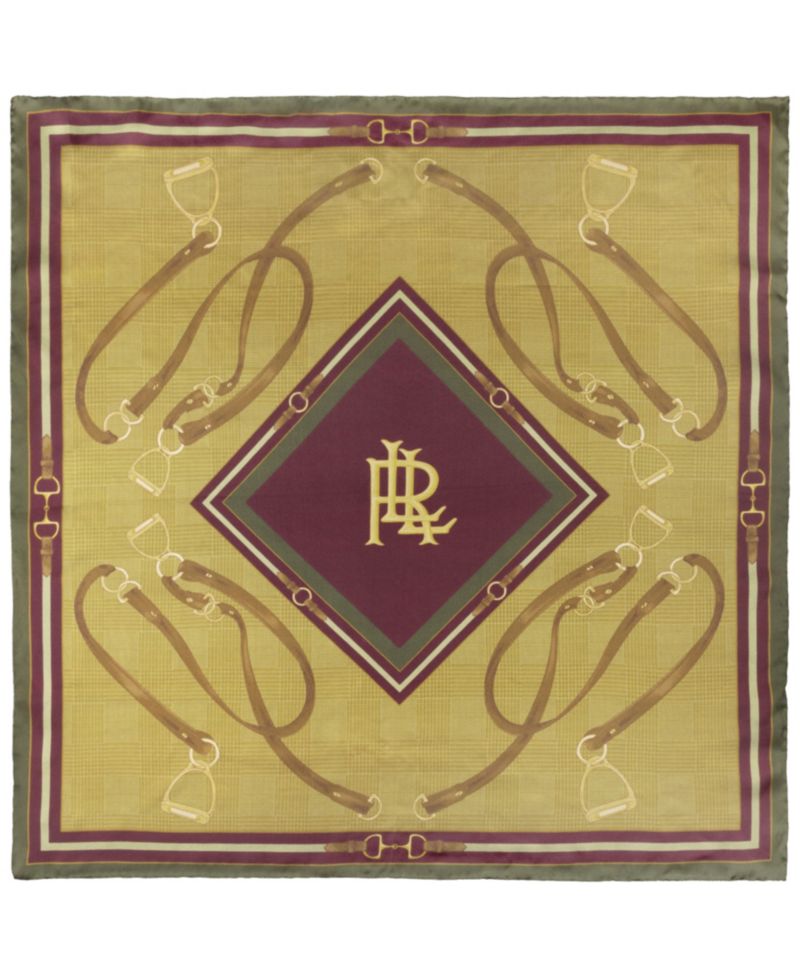 Equestrian Glenplaid Square Scarf