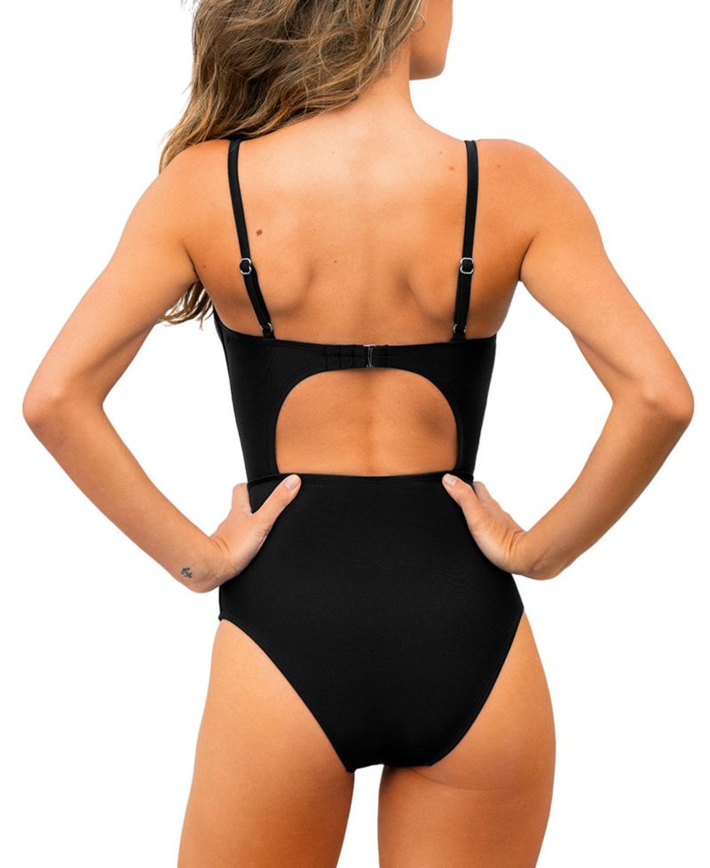 Women's One-Piece Swimsuit with Ruched Front
