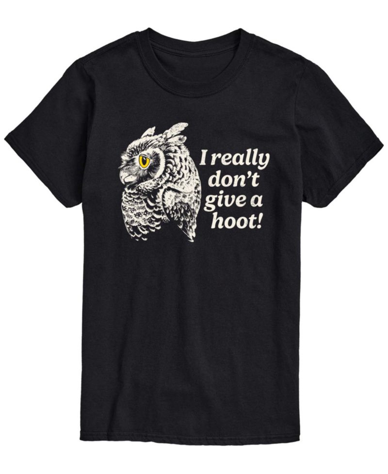 Men's Don't Give Hoot Owl Short-Sleeve Graphic T-Shirt