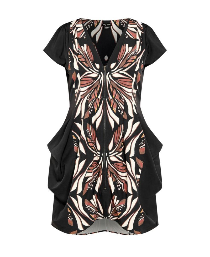 Plus Size Nadia Zip Tunic