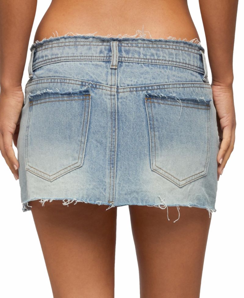 Women's Emree Distressed Denim Mini Skirt
