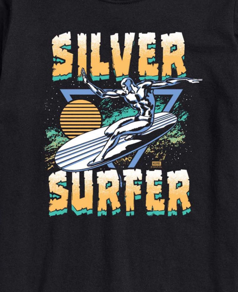 Men's Fantastic Four Silver Surfer Short-Sleeve Graphic T-Shirt
