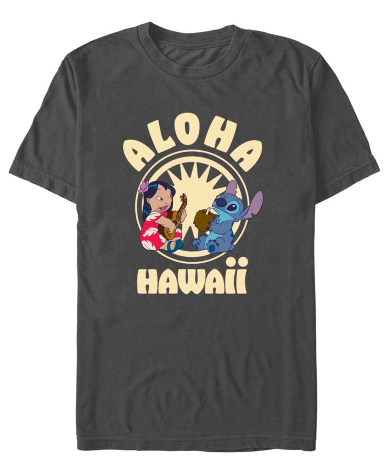 Men's Lilo & Stitch Graphic Print T-Shirt
