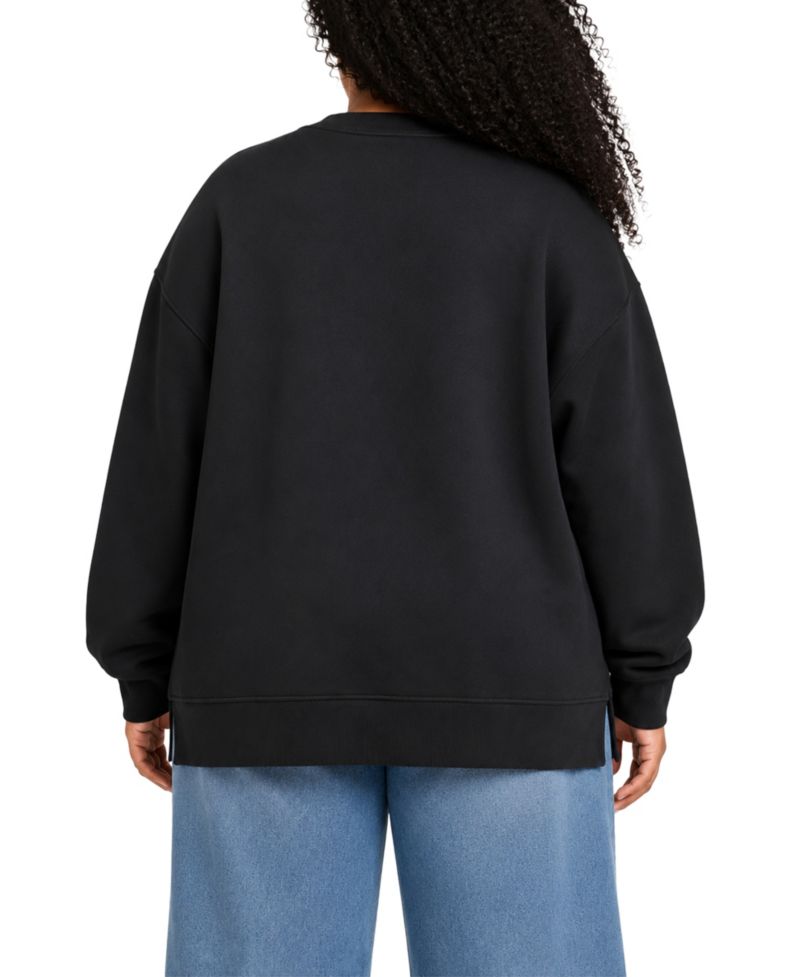 Plus Size Peeta Portrait Fleece Sweatshirt