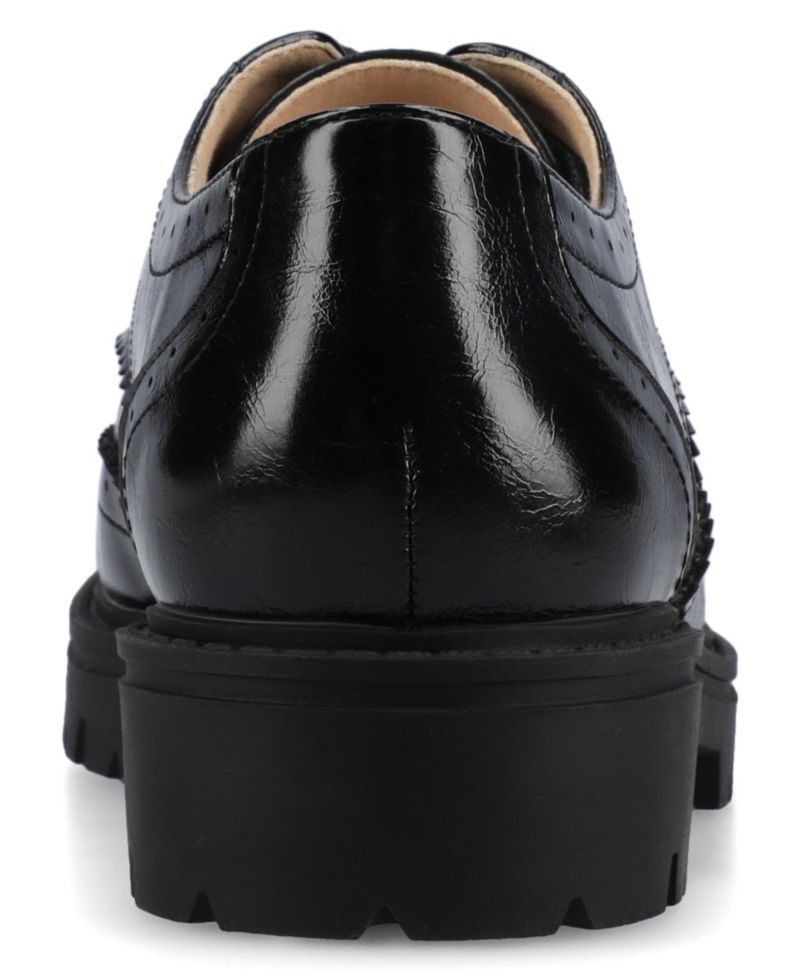 Women's Claudiya Lug Sole Lace Up Oxford Loafers