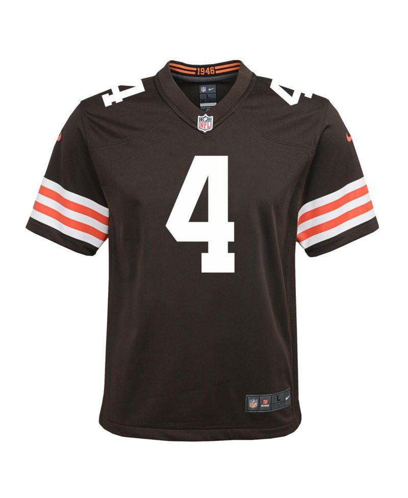 Big Boys Deshaun Watson Brown Cleveland Browns Game Jersey