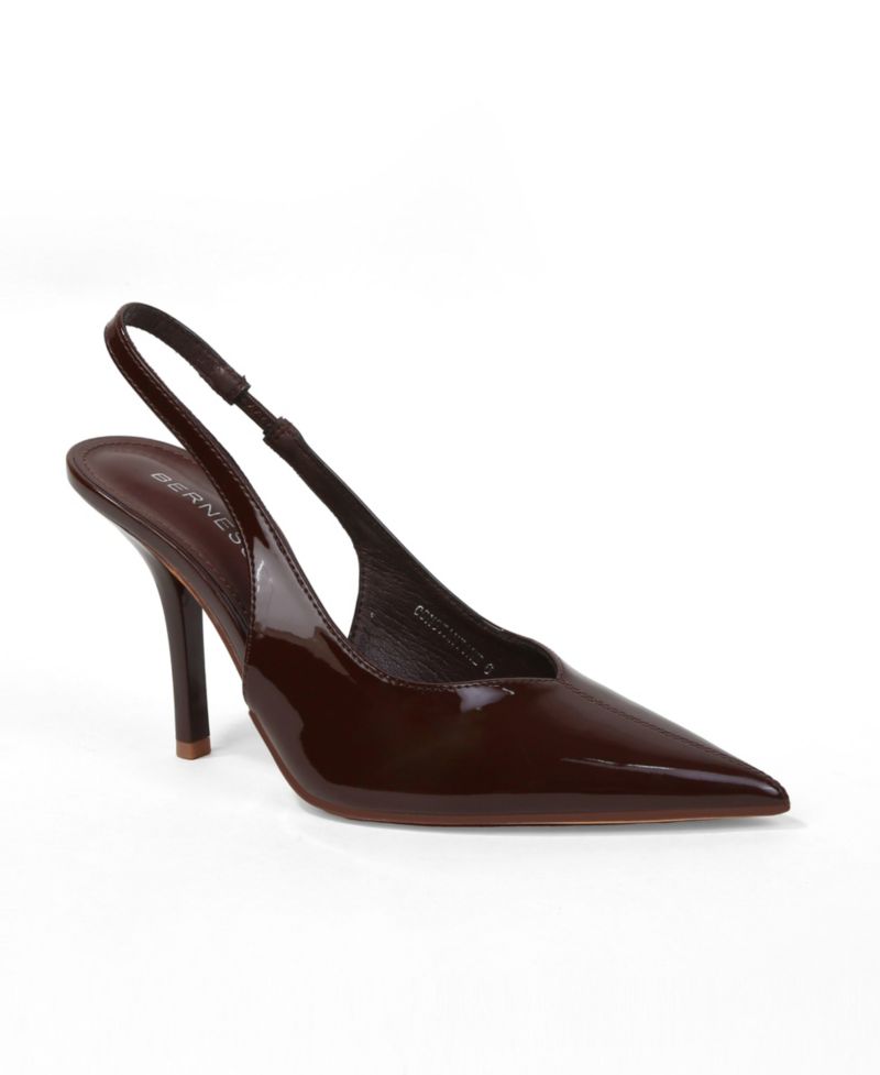 Women's Constantine Patent Pointed Toe Slingback Heels