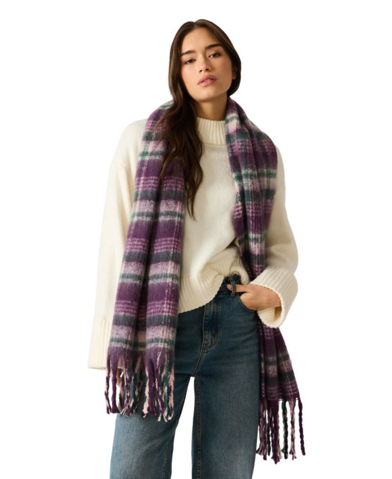 Weathered Plaid Lofty Scarf