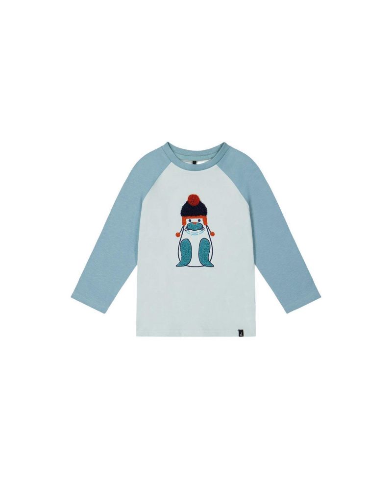 Little and Big Boy (6 - 8) Long Sleeve Raglan Cotton T-Shirt