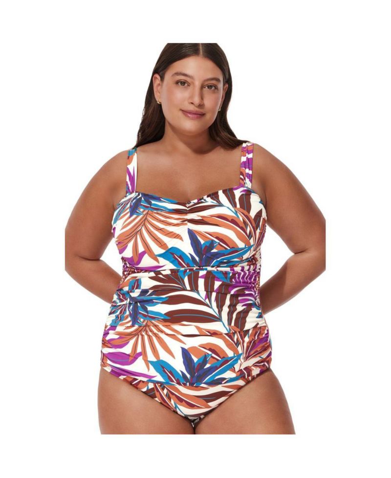 Women's Plantopia Tankini Top Size/Full Figure