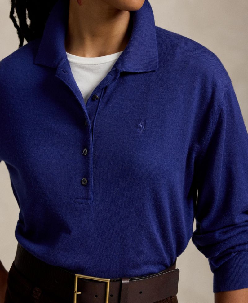 Women's Polo Collar Sweater