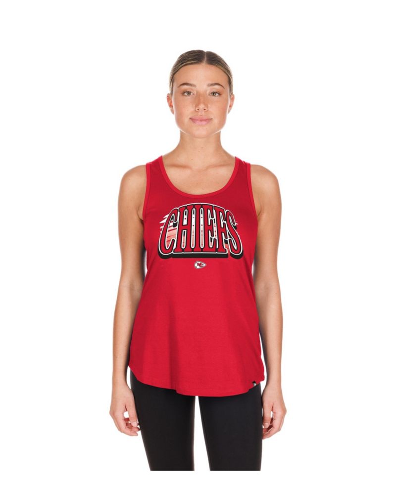 Women's Kansas City Chiefs Scoop Neck Sleeveless Tank Top