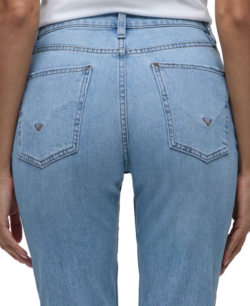 Women's Remi High-Rise Light-Wash Straight-Leg Jeans