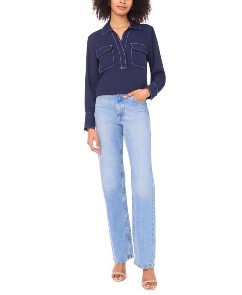 Women's Collared Neck Blouse