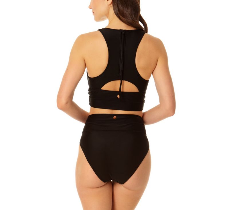 Women's Banded Halter Longline Bra Top