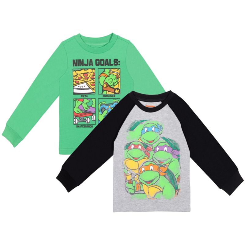 Boys' 2-Pack Long Sleeve Graphic T-Shirts