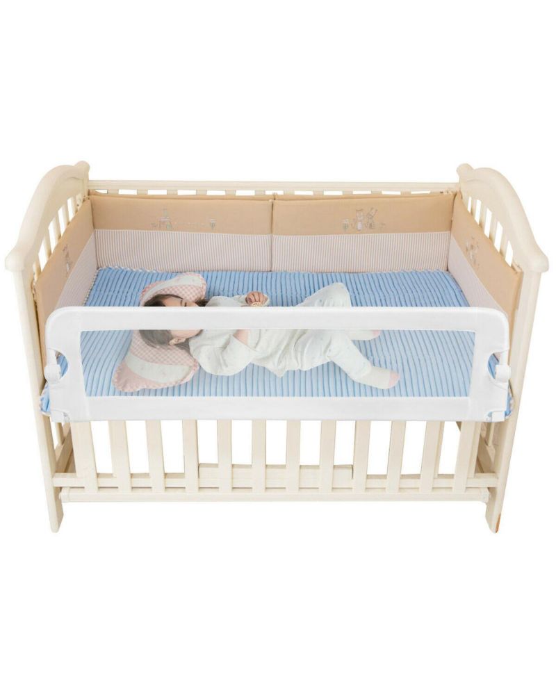 Extra Long Foldable Bed Guard Rail for Children, Easy to Install and Store