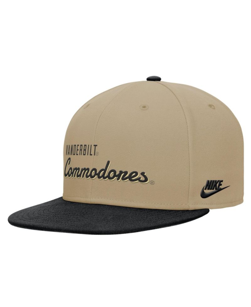 Men's Beige/Black Vanderbilt Commodores Pro Dri-FIT Snapback Hat