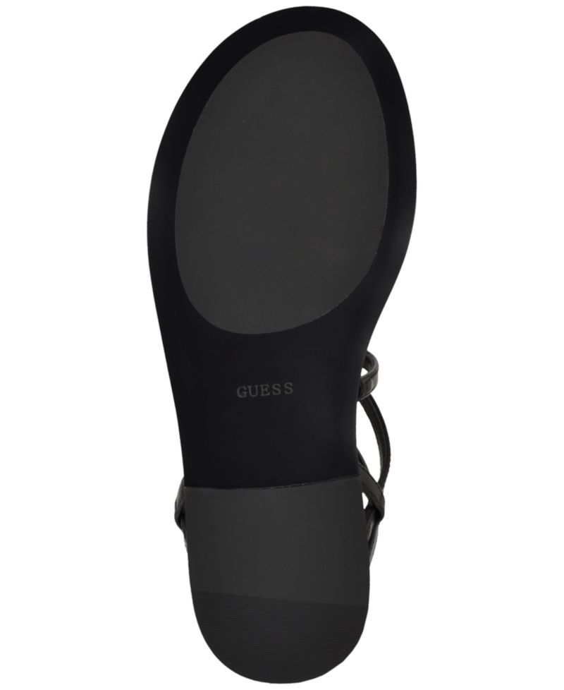Women's Grunge Gladiator Ornamented Flat Sandals