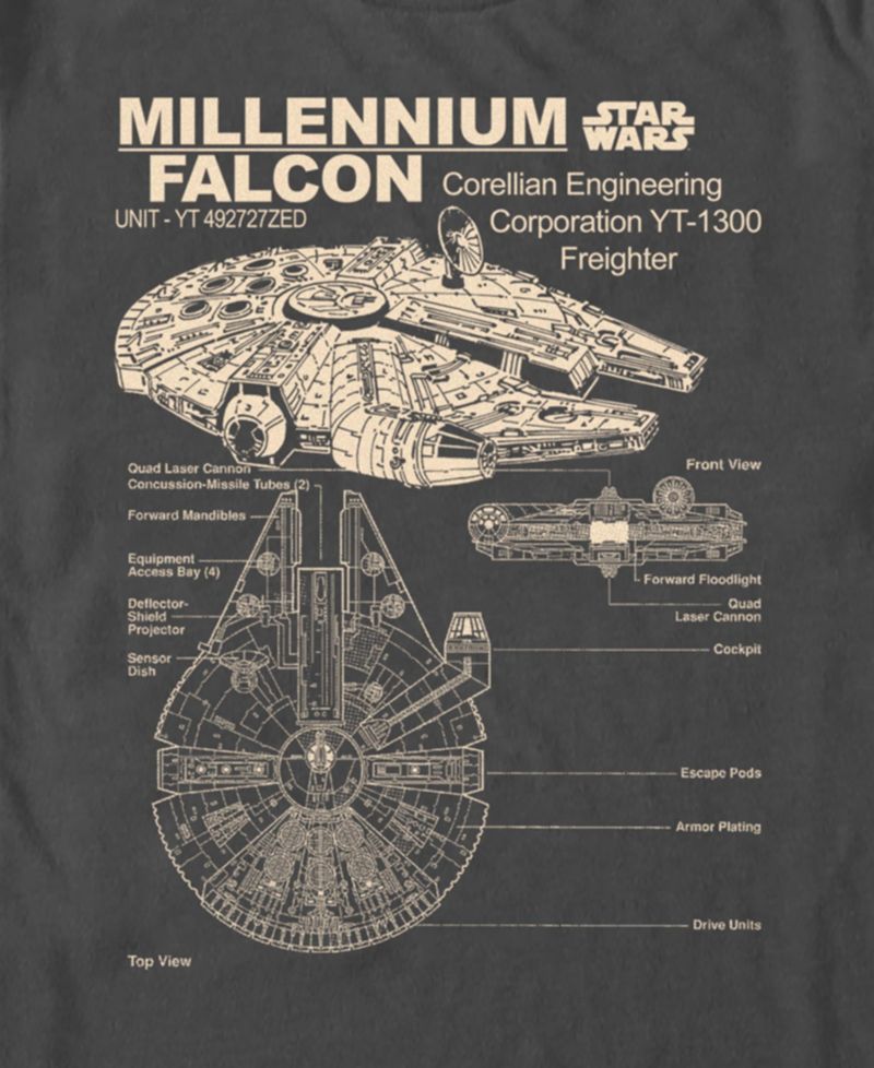 Men's Corellian Freighter Short-Sleeve T-Shirt