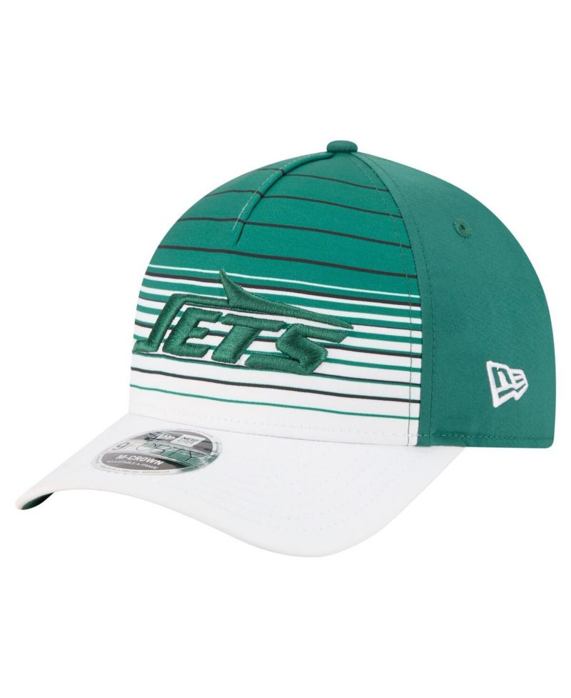 Men's White/Green New York Jets Adventure Gradient 9FORTY M-Crown A-Frame Adjustable Hat