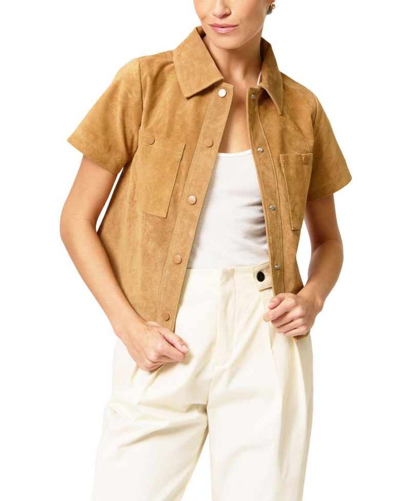 Women's Rusty Genuine Suede Ss Jacket