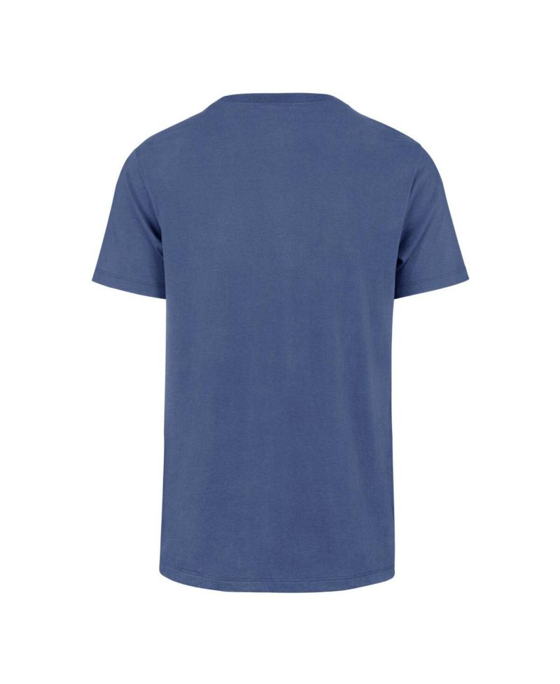 Men's Blue Detroit Lions Stripe Splash Franklin Throwback T-Shirt