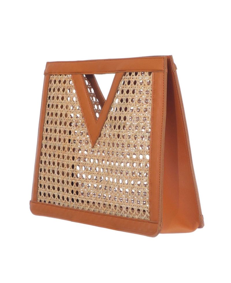 Rattan Kane Clutch Handbag