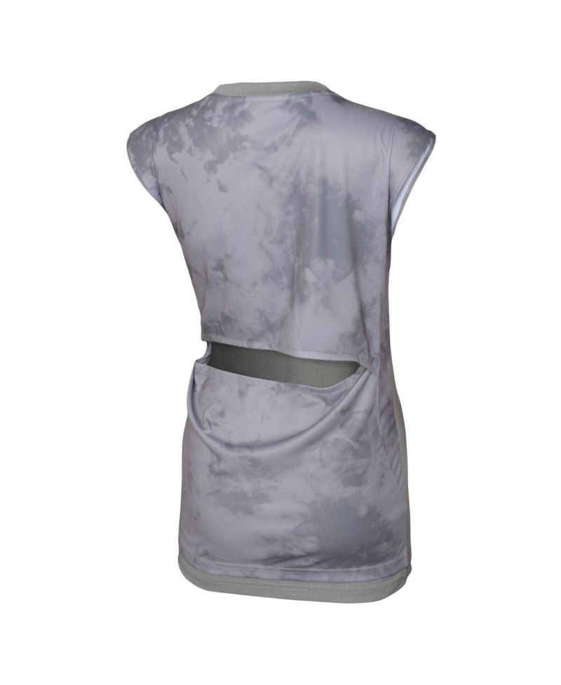 Women's Gray Miami Dolphins No Sweat Tank Top