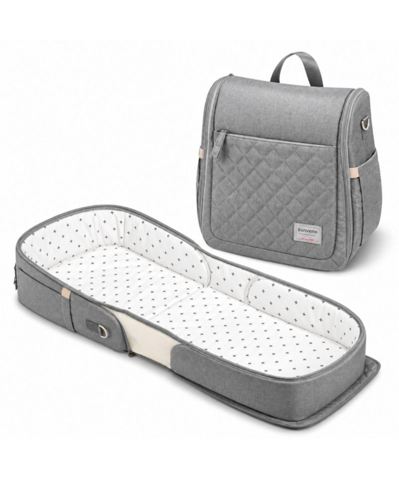 Portable Baby Changing Bag Backpack with Fold-Out Changing Station