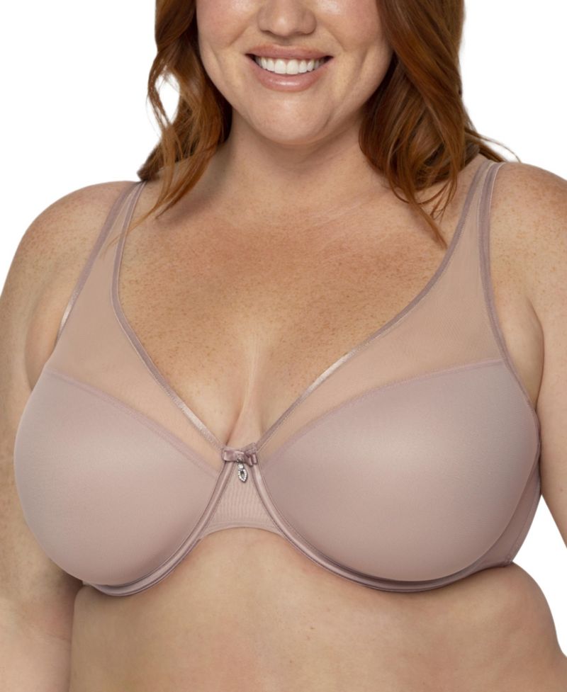 Women's Sheer Mesh Plunge T-shirt Bra