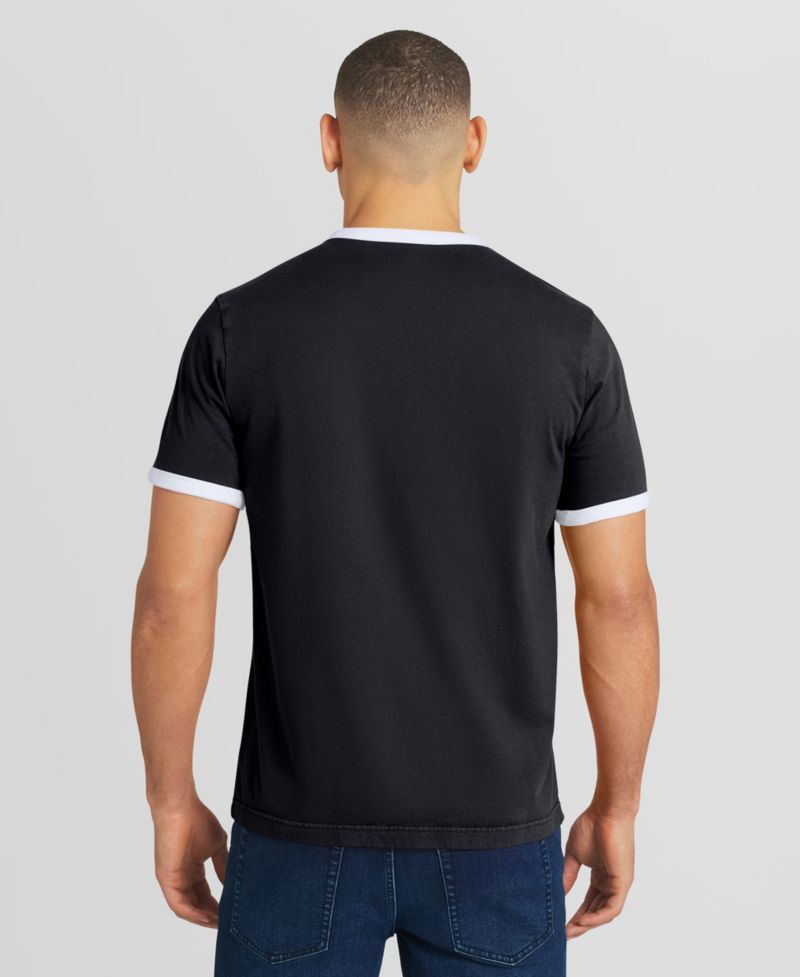 Men's Black Arizona Diamondbacks Washed Ringer T-Shirt