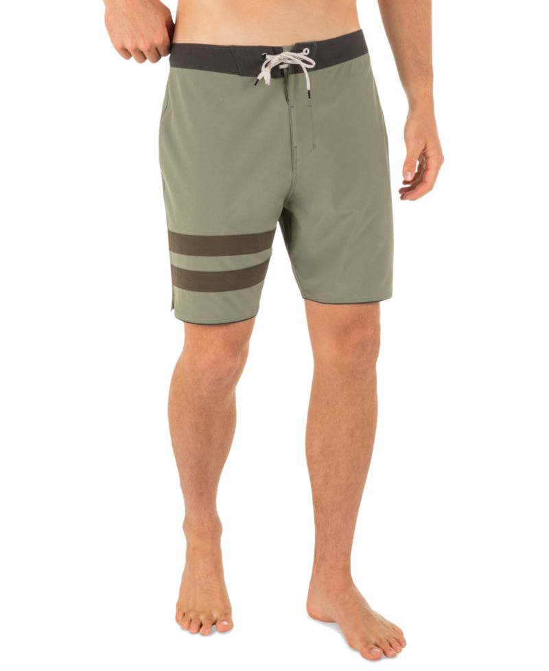 Men's Phantom Eco Block Party Solid Swim Board Shorts, 7" Inseam