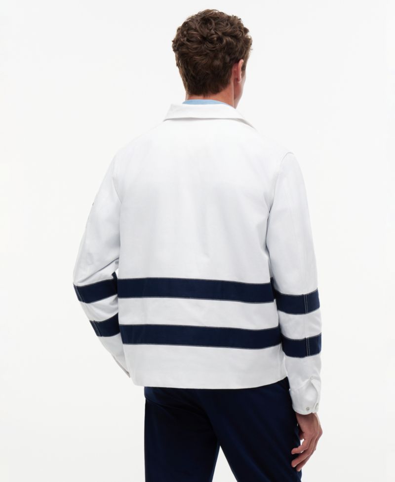 Men's Regular-Fit Nautical Stripe Jacket