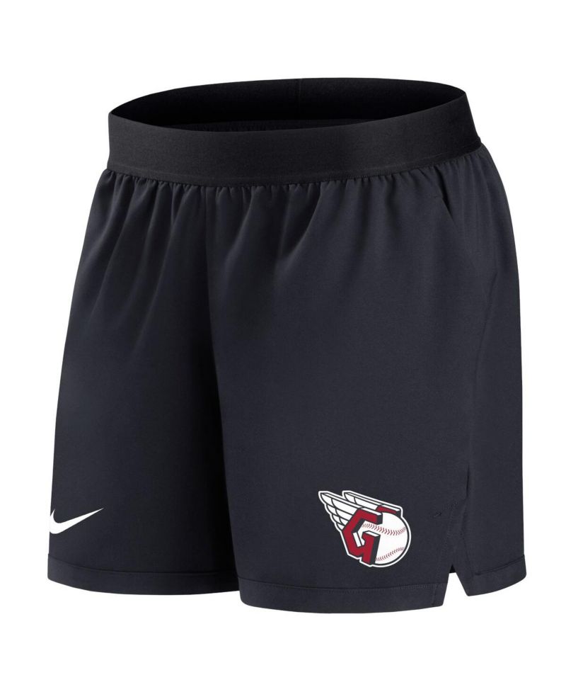 Women's Navy Cleveland Guardians Authentic Collection Team Performance Shorts