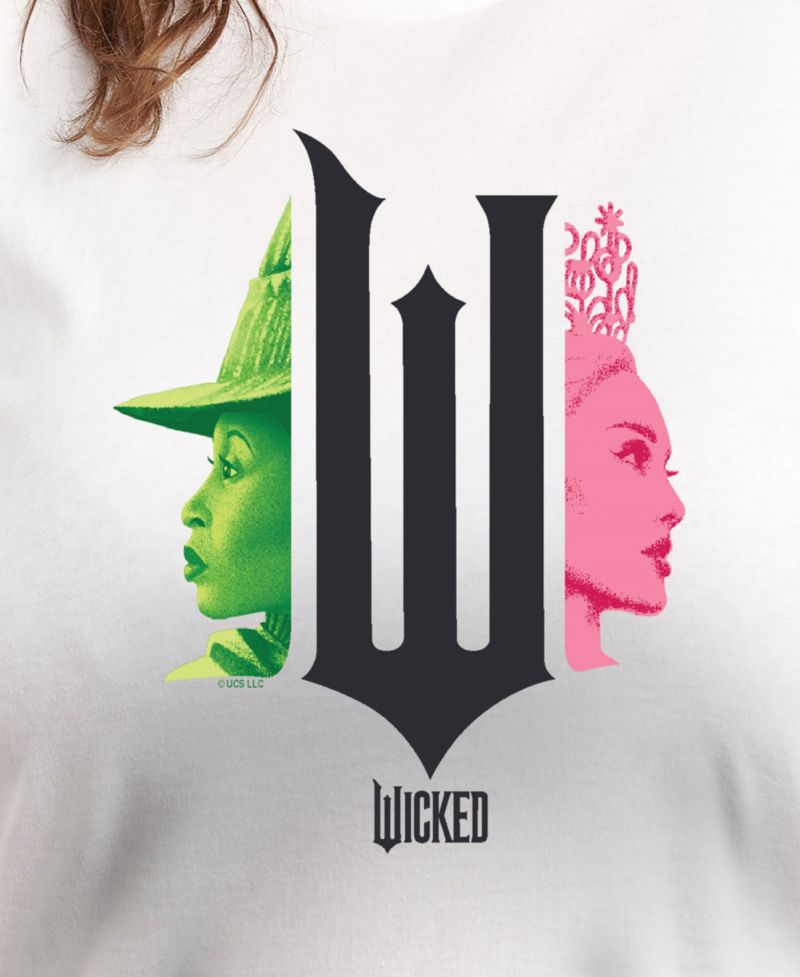 Plus Size Wicked Elphaba Glinda Graphic Tee