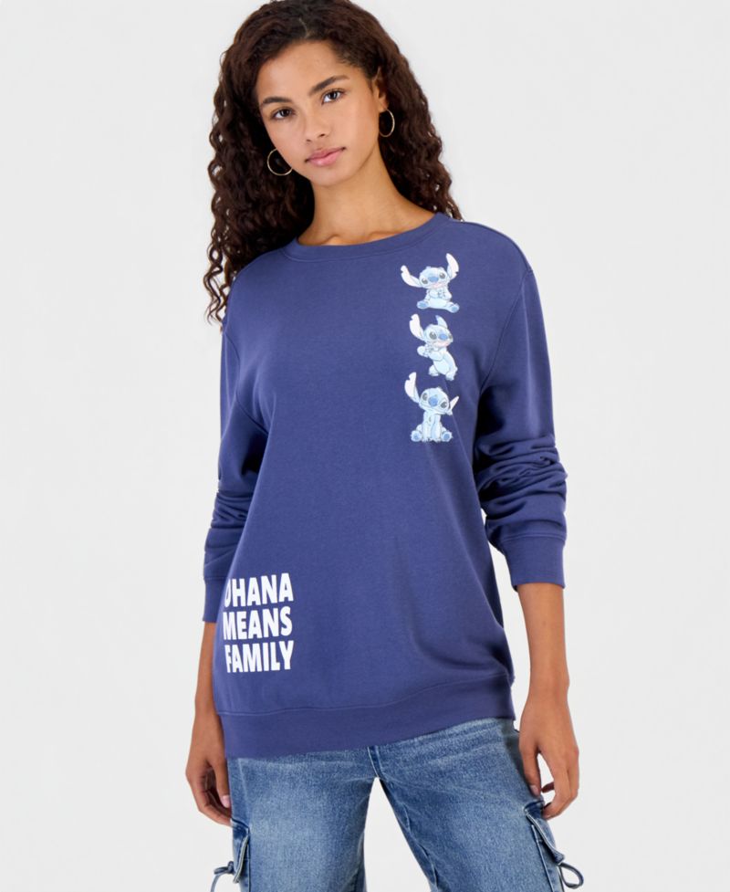 Women's Stitch Ohana Graphic Long-Sleeve Sweatshirt